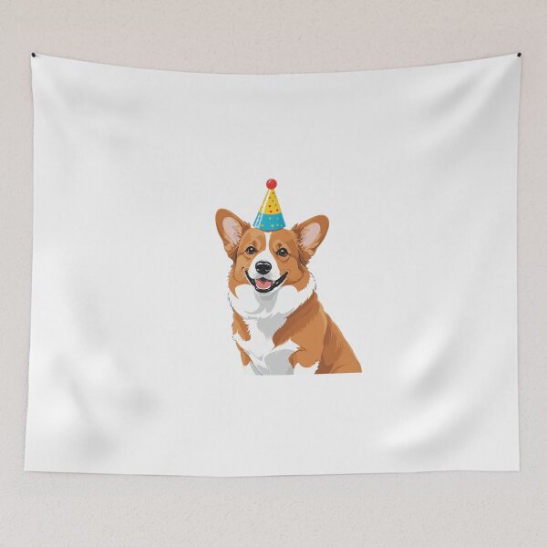 Item preview, Corgi Dog Character Party Hat Celebration – Corgi owner gift designed and sold by michallechowicz.