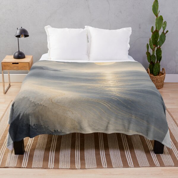 Item preview, Moon Ocean Wall Art Poster | Moonlit Ocean Flow, Japandi Coastal Zen Decor designed and sold by LuminaKage.