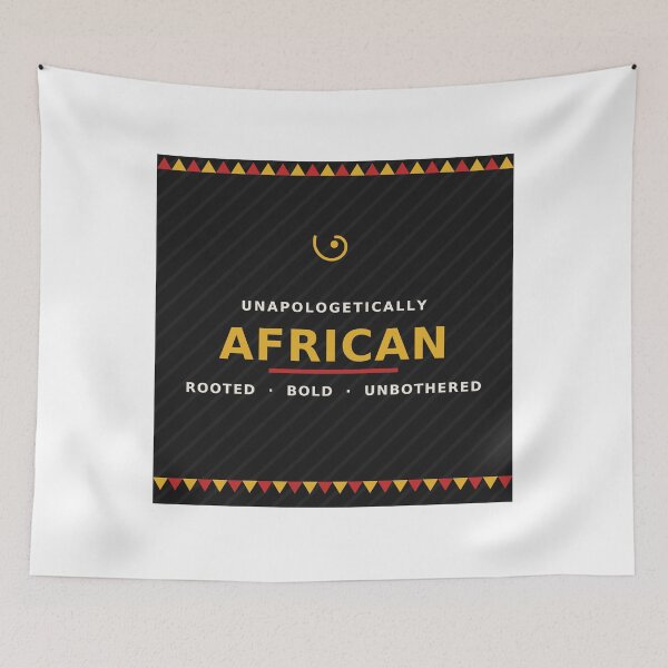Item preview, "Unapologetically African" typography  designed and sold by Utibe123.