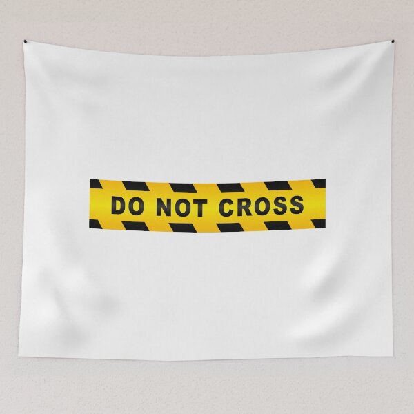 Item preview, Do Not Cross Warning Safety Tape designed and sold by VectorForge Studio.
