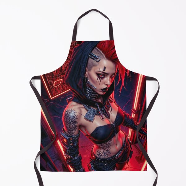Item preview, Red is for Danger - Cyberpunk Sci Fi Anime art designed and sold by Delerat7.