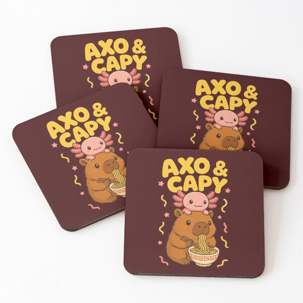 Item preview, Axolotl and Capybara Friends designed and sold by ssuccesse.