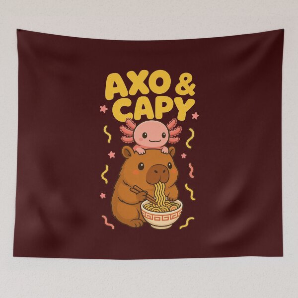 Item preview, Axolotl and Capybara Friends designed and sold by ssuccesse.