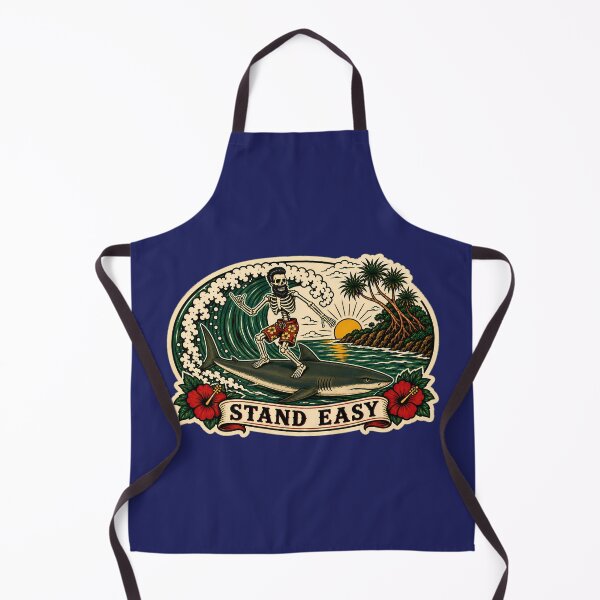 Item preview, Stand Easy Surf Crew Tshirt - Shark Rider designed and sold by Bombergirls.