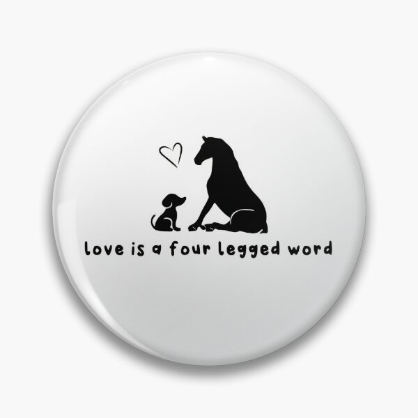 Item preview, Love Is A Four Legged Word Horse And Dog Shirt designed and sold by Phirivey.