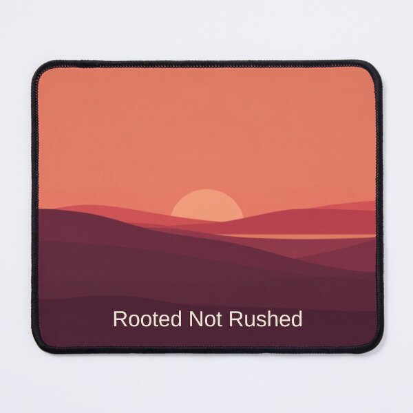 Item preview, Rooted Not Rushed Sunrise Landscape designed and sold by cybercanvasmuse.