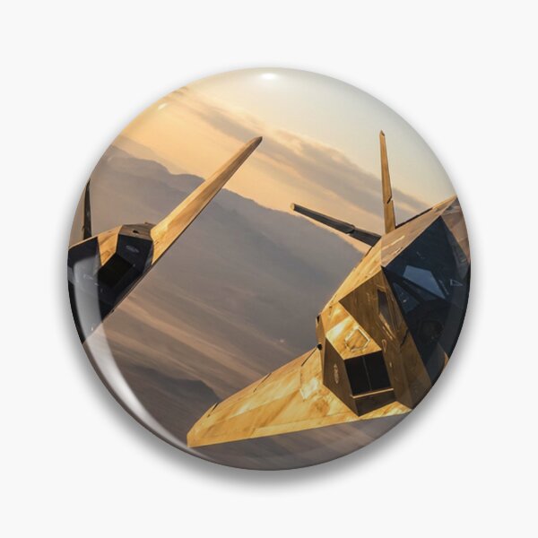 Item preview, F-117 Nighthawks Banking Over Golden Desert designed and sold by Airpower Art.