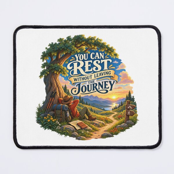 Item preview, You Can Rest Without Leaving the Journey designed and sold by Mosslume Studio.