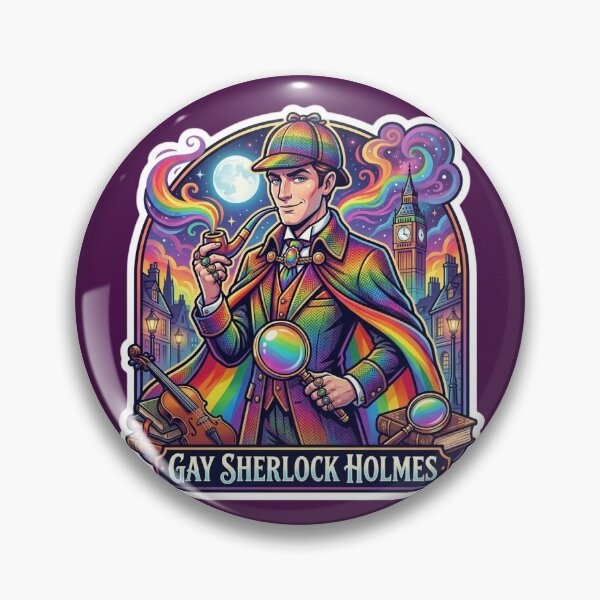 Item preview, Gay Sherlock designed and sold by RogueSquirrels.