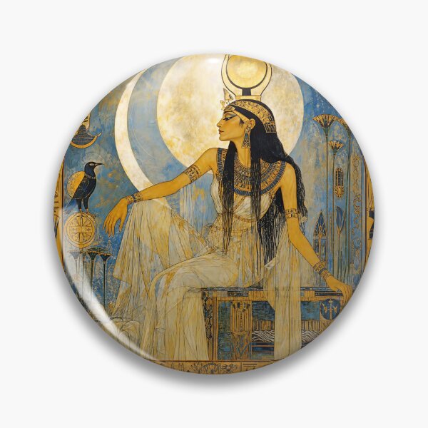 Item preview, The Dawn of Isis-Sothis | Egyptian Goddess of the Stars Wall Art designed and sold by Stoneflower-Art.