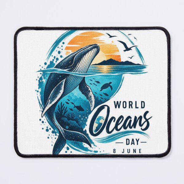 Item preview, World Oceans Day Whale designed and sold by timiparkerart.