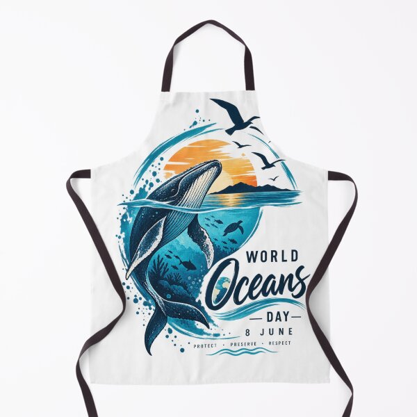 Item preview, World Oceans Day Whale designed and sold by timiparkerart.
