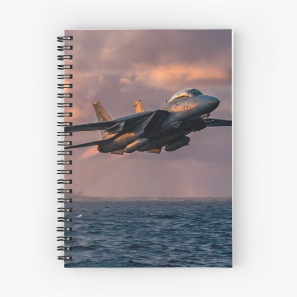 Item preview, F-14 Tomcat Low Pass Over Ocean at Sunset designed and sold by Airpower Art.