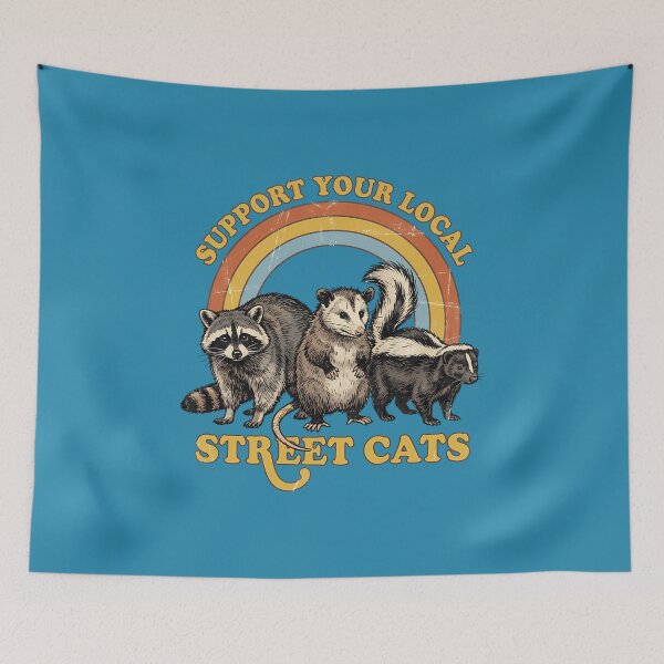 Item preview, Funny Urban Wildlife Street Cats 92 designed and sold by nguyetngatron.