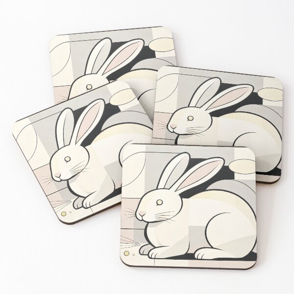 Item preview, cubist animal artwork designed and sold by forget45studio.