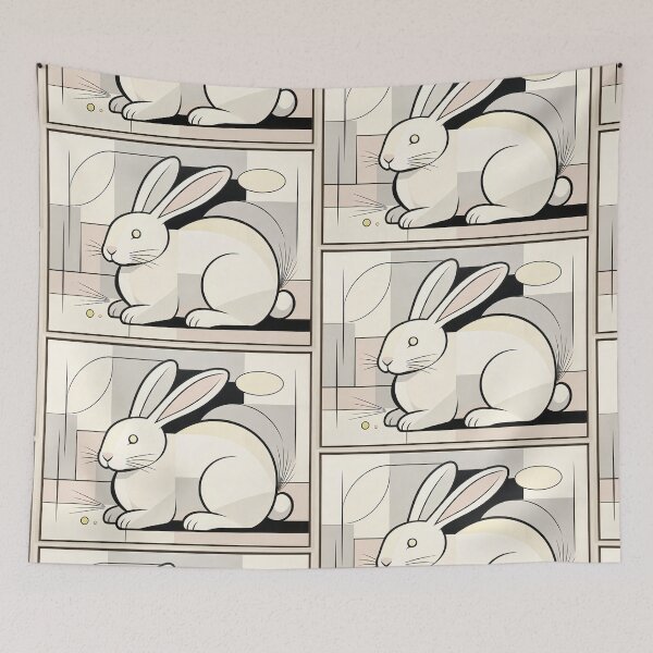 Item preview, cubist animal artwork designed and sold by forget45studio.