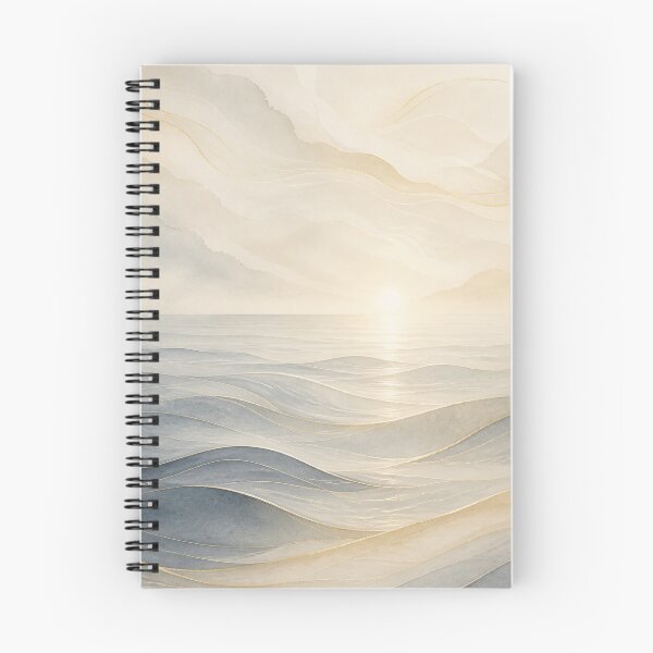 Item preview, Abstract Ocean Wall Art Poster | Endless Wave Harmony, Japandi Minimalist Seascape Print designed and sold by LuminaKage.