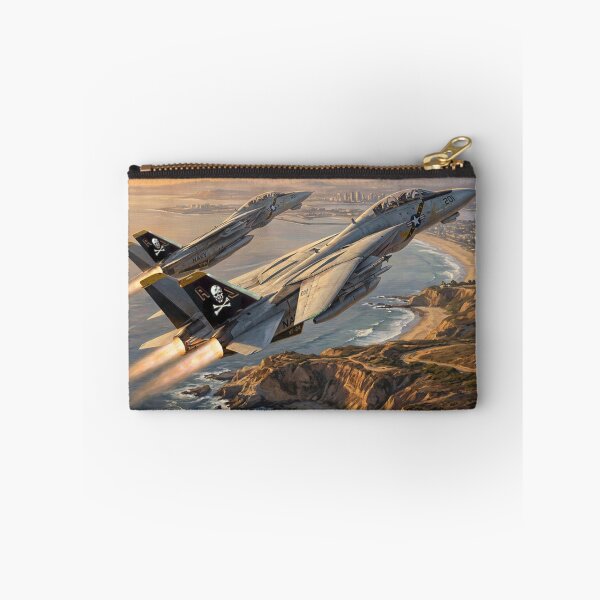 Item preview, VF-84 Jolly Rogers F-14 Tomcats Over San Diego designed and sold by Airpower Art.