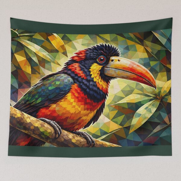 Item preview, Colorful Toucan Perched on Branch designed and sold by cuprum.
