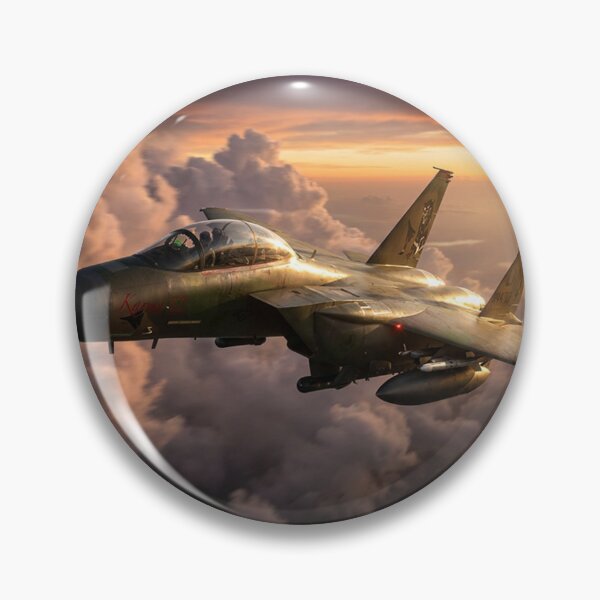 Item preview, F-15 Eagle Formation Flying Into Sunset designed and sold by Airpower Art.