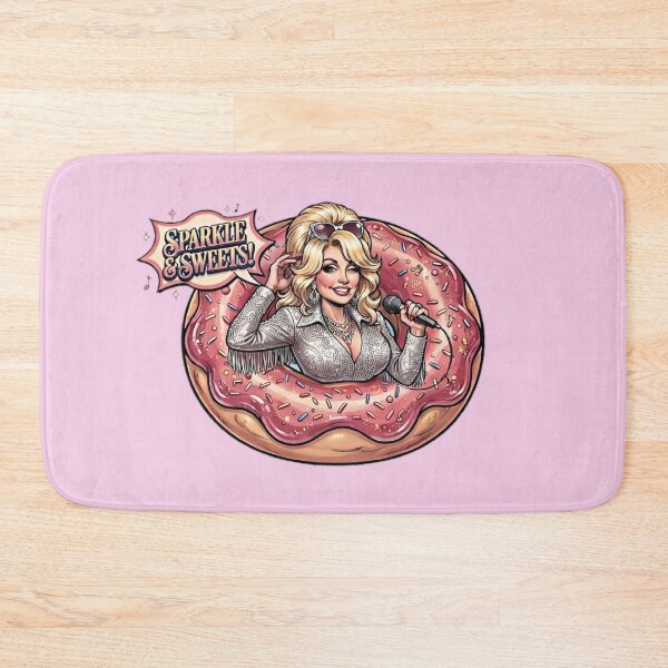 Item preview, Sparkle & Sweets Retro Country Star Giant Donut Pop Art Fun Design designed and sold by SammyMorry.
