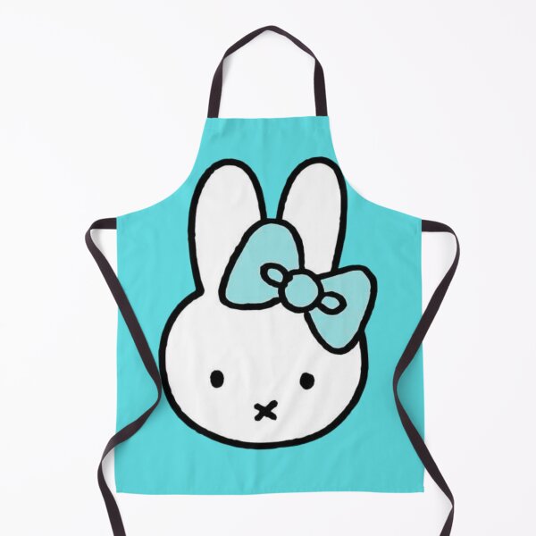 Item preview, Cute White Bunny with Blue Bow Miffy! designed and sold by Cozy Moss Studio.