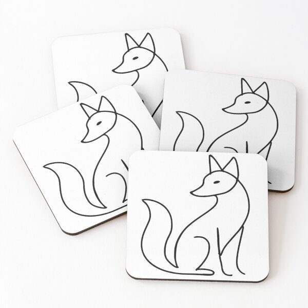 Item preview, Minimalist Fox Line Art - Elegant Single Line Drawing designed and sold by trendplusco.