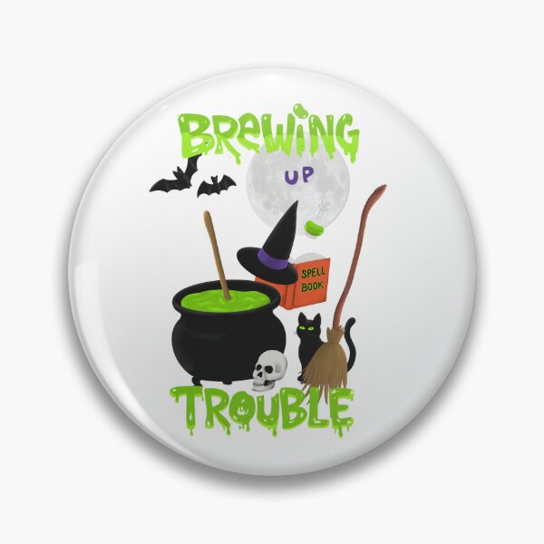 Item preview, Brewing Up Trouble - Traditional designed and sold by Valerie Valentine.
