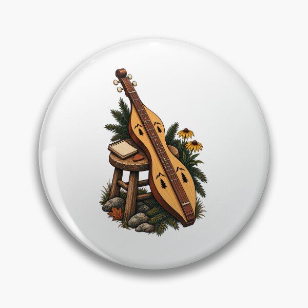 Item preview, Mountain Dulcimer Player Gift – Appalachian Folk Instrument Workshop Art designed and sold by UrbanCanvvas.