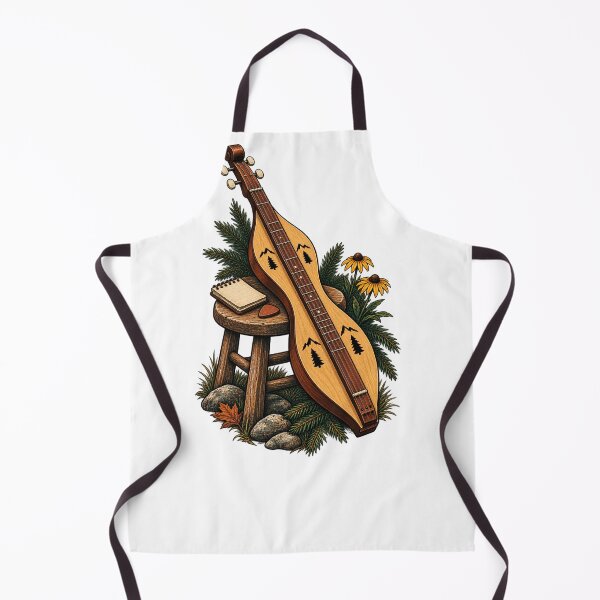 Item preview, Mountain Dulcimer Player Gift – Appalachian Folk Instrument Workshop Art designed and sold by UrbanCanvvas.