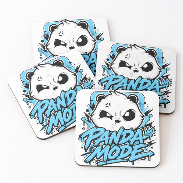 Item preview, Grumpy Angry Panda Mode Graffiti Blue Splash Streetwear Graphic designed and sold by DesignArtist.ia.