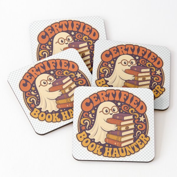 Item preview, Certified Book Hunter Retro Ghost Emblem for Bookworms designed and sold by BoosterShop.