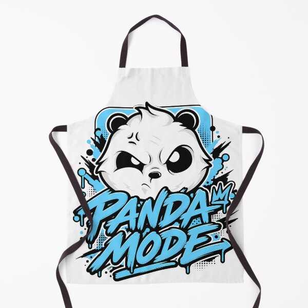 Item preview, Grumpy Angry Panda Mode Graffiti Blue Splash Streetwear Graphic designed and sold by DesignArtist.ia.