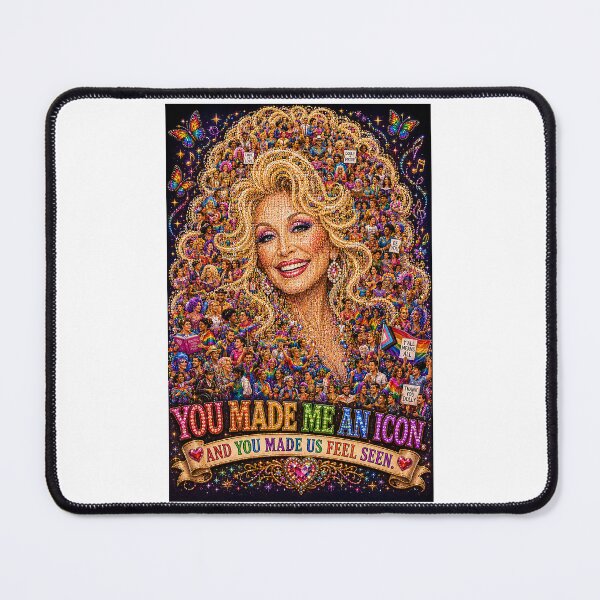 Item preview, COLLECTION - THE DOLLY EFFECT ✨ - THE FAN-MADE DOLLY - YOU MADE ME AN ICON - AND YOU MADE US FEEL SEEN - LGBTQIA2S+ PRIDE designed and sold by WheelieGdArt.