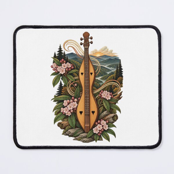 Item preview, Appalachian Dulcimer Art – Decorative Folk Music Lover Gift designed and sold by UrbanCanvvas.