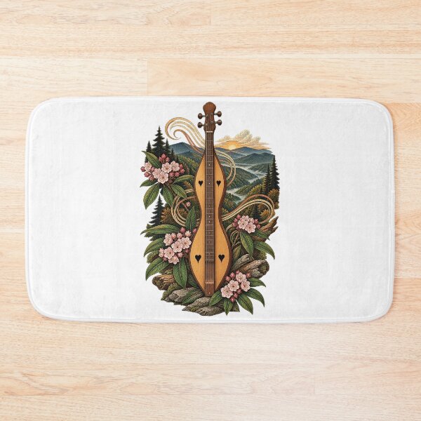Item preview, Appalachian Dulcimer Art – Decorative Folk Music Lover Gift designed and sold by UrbanCanvvas.