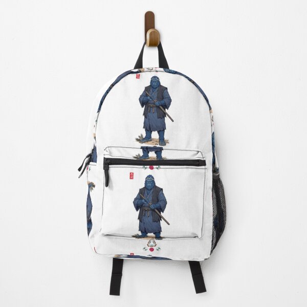 Artikelvorschau, Sensei Blue Bigfoot mit Bokken entworfen und verkauft von Whimsy Trail Co.