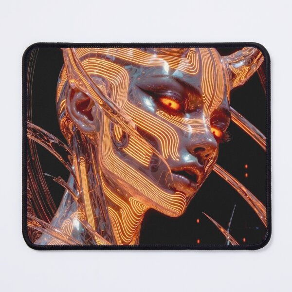 Item preview, Cyber Oni Girl - Cyberpunk Sci Fi Anime art designed and sold by Delerat7.