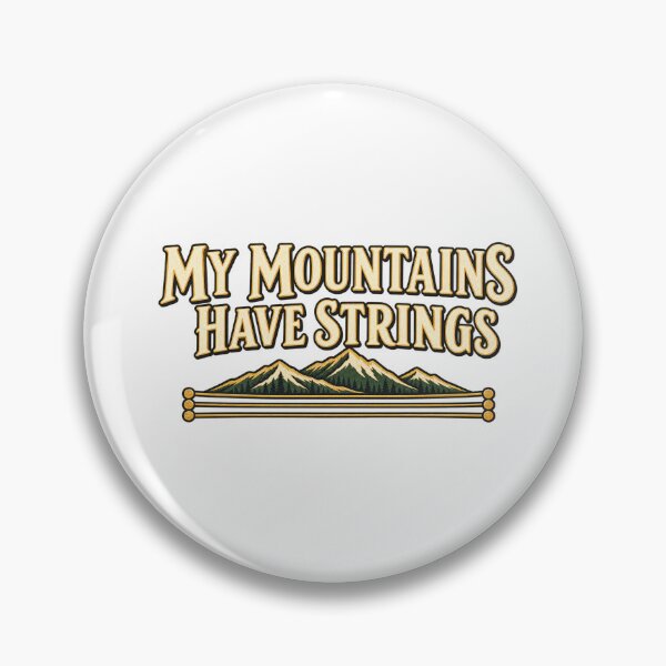 Item preview, Funny Mountain Dulcimer Shirt – My Mountains Have Strings designed and sold by UrbanCanvvas.