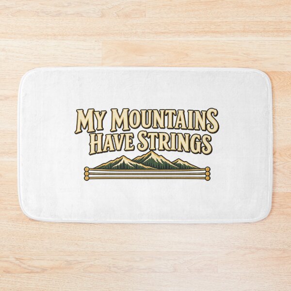 Item preview, Funny Mountain Dulcimer Shirt – My Mountains Have Strings designed and sold by UrbanCanvvas.