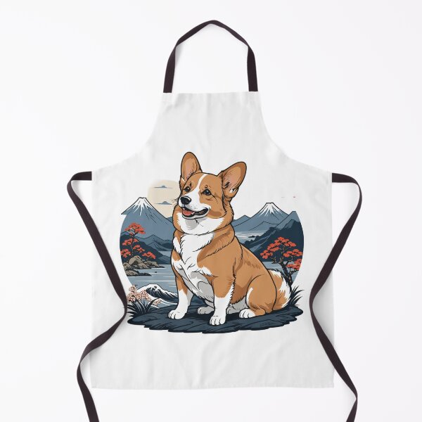 Item preview, Corgi Dog Character Ukiyo-e Woodblock Style – Corgi owner gift designed and sold by michallechowicz.