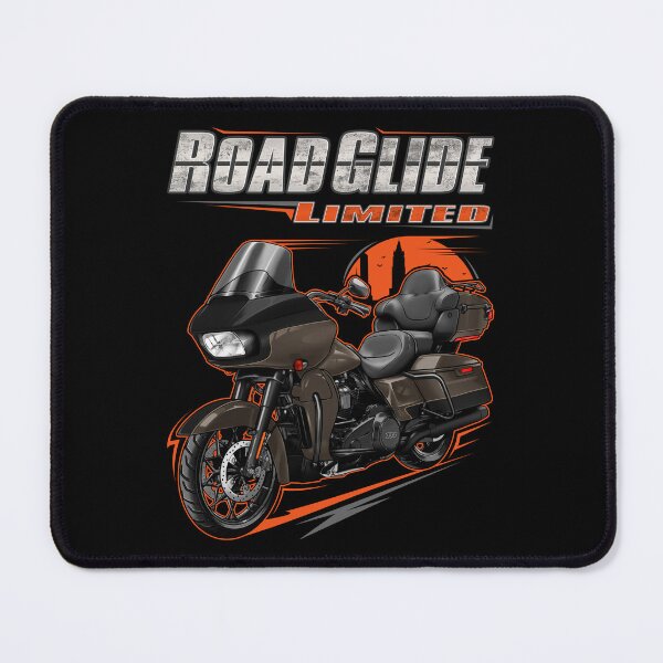 Item preview, Motorcycle Road Glide FLTRK 2021 Limited River Rock Gray Denim & Black Denim (Black Finish) for Motorcycle Riders designed and sold by MotoApparelHub.