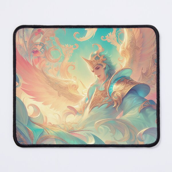 Item preview, Golden Seraphim Angel — Ethereal Celestial Fantasy Art designed and sold by NadinArtStudio.