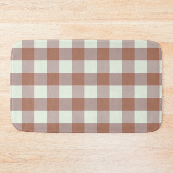 Item preview, Gingham, Cocoa Brown for Autumn designed and sold by Sole-e-Vento-Studio.