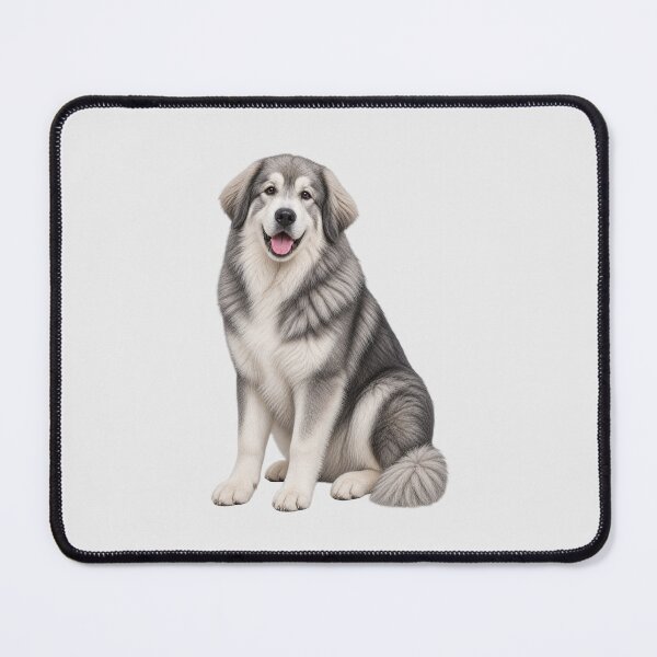 Item preview, Great Pyrenees Badger Gray Dog designed and sold by BackgroundND.