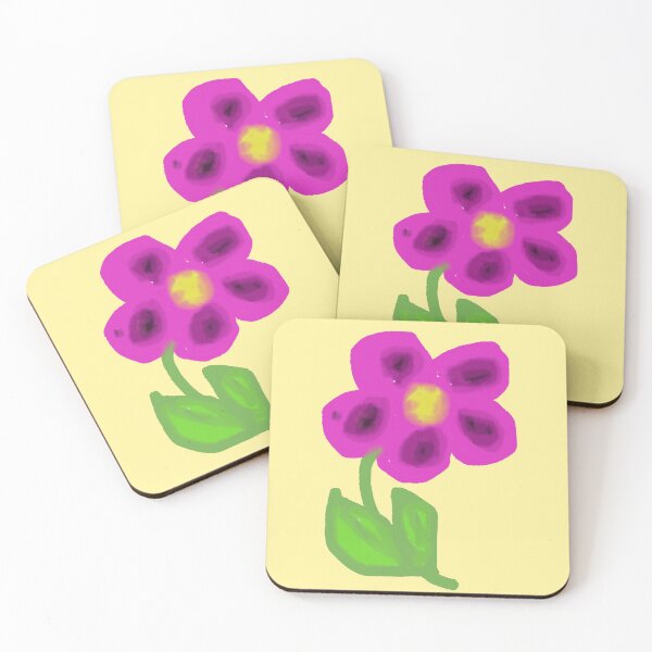 Item preview, Hand-Drawn Indie Watercolor Pink Flower Aesthetic designed and sold by BalkanBloomArt.