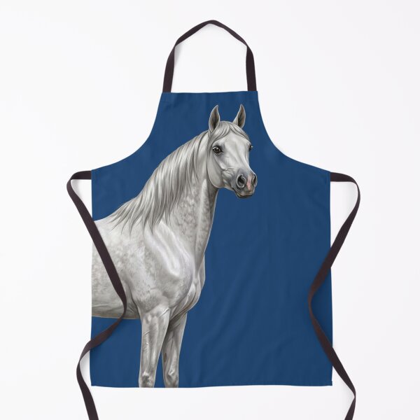 Item preview, Un caballo árabe gris de linaje abadí designed and sold by Cheval-de-coeur.