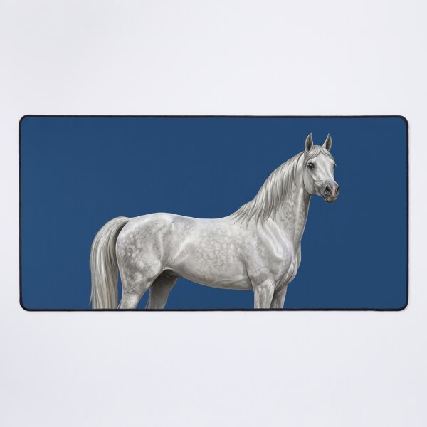 Item preview, A grey Arabian horse of the Abbayan lineage designed and sold by Cheval-de-coeur.