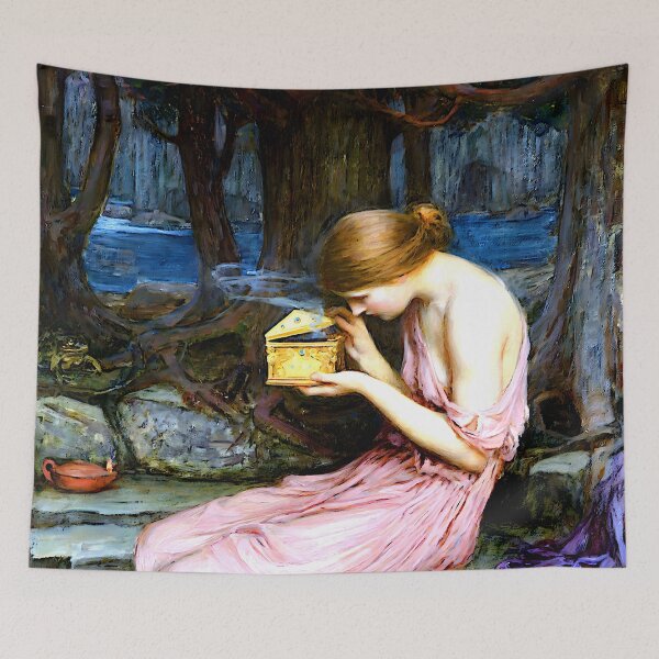 Item preview, Psyche Opens the Golden Box - John William Waterhouse designed and sold by Jon-Baran.