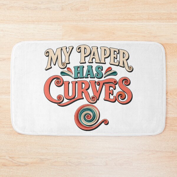 Item preview, Funny Paper Quilling Shirt – My Paper Has Curves designed and sold by UrbanCanvvas.